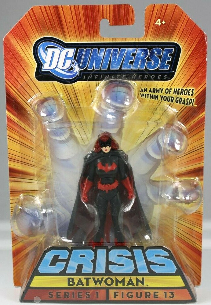 MATTEL DC UNIVERSE CRISIS SERIES 1 BATWOMAN 4″ ACTION FIGURE #13 2008 NEW SEALED