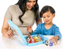 Bluey & Bingo Play & Go Take Along Collector Case with 8 Action Figures