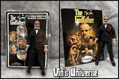 Custom 8″ Mego Marlon Brando Don Vito Corleone the Godfather Action Figure