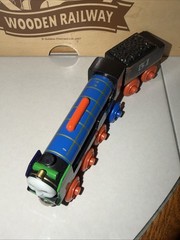 HIRO ! THOMAS FRIENDS TRAIN WOODEN Railway #51 Japanese PATCHWORK VARIANT 2003