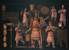 Terracotta Warrior Soldier Keepgoing 1/12 PVC Action Figure Model 16cm