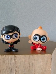 Incredibles Disney Doorables, Series 7, Complete Set Of 6 Items, Dash, Violet