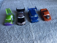 Disney Pixar Cars Rare Lot The Tuners DJ & Boost & Snot Rod & Wingo