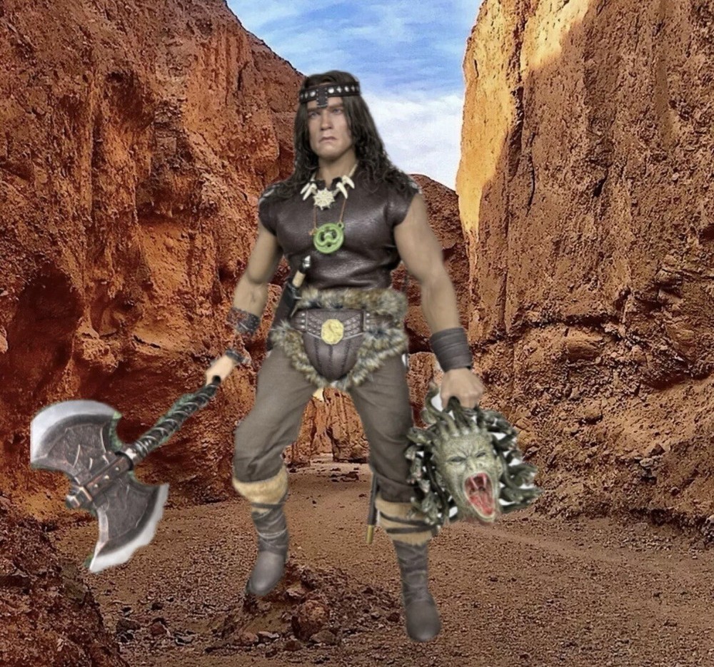 1/6 Mountain Backdrop For Conan The Barbarian Figure – Size 15″x15″ Arnold