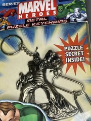 2007 MARVEL HEROES. METAL PUZZLE KEYCHAIN. SANDMAN.