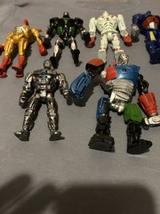 Real Steel Jakks Pacific Light Up 5″ figure LOT Of 5 Untested