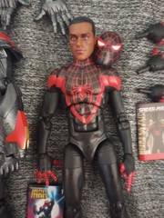 Marvel Legends Ultimate Iron Man & Miles Morales Spider-Man Figure Lot Avengers