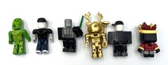 Roblox Figures – Mixed Lot of 6 – Sharksie Super Fan 1x1x1x1 Simoon68 Boy Guest