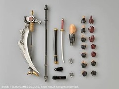 Kaiyodo Revoltech Amazing Yamaguchi Ninja Gaiden 3 Ryu Hayabusa Figure w/ Bonus