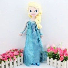 Queen Elsa, Anna and Olaf Disney Frozen Movie Plush Soft Toy Doll