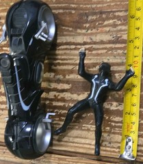 Disney Tron Legacy Sam Flynn Light Cycle 2010 Spin Master 7″ cycle + 4″ figure!