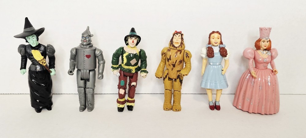 Wizard of Oz Figurines Action Figure Toys 50th Anniversary 1988 Turner Lot Of 6