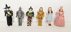 Wizard of Oz Figurines Action Figure Toys 50th Anniversary 1988 Turner Lot Of 6