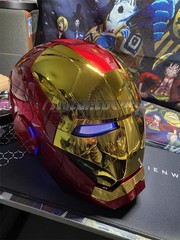 Autoking Iron Man Mk5 1:1 Helmet Wearable Voice-control Mask Cosplay Party Gift