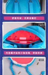 LOL Presale League of Legends Arcane Jinx Itabag Backpack 38cm Anime Head Bag