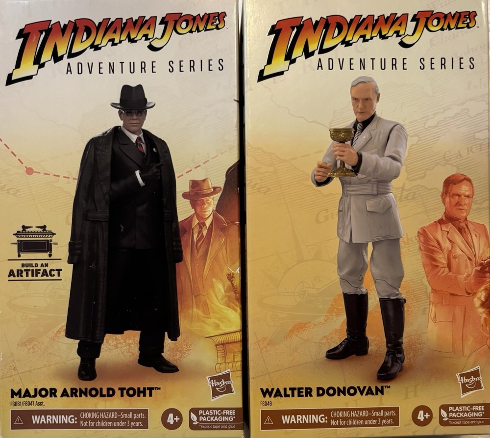 Hasbro Indiana Jones Adventure Series-Toht & Walter Donovan Figures-Low eBay $