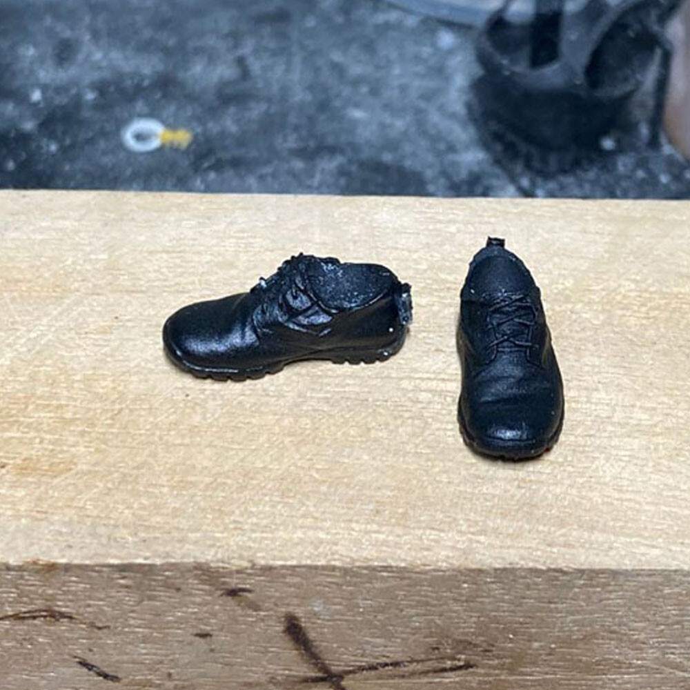 For DIY 3.75″ Joytoy Russian army Figure Accessory 1/18 Combat Boots Shoes Model