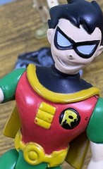 2003 Bandai DC Teen Titans Go Robin Terra Slade Action Figure Lot Loose 3.5”