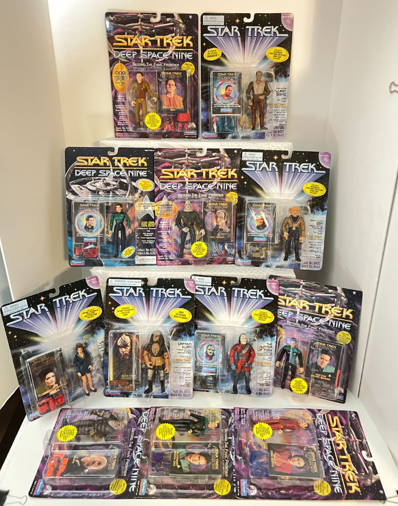 1993-97 Star Trek Deep Space Nine LOT 12 Action Figures Sealed/NEW Playmates
