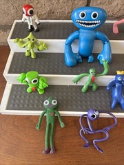 Official Garten Of Banban Action Figures Jumbo Josh Blue 4.5 ” Lot Of 11