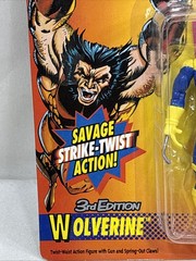 1991 ToyBiz Marvel X-Men Wolverine Savage Strike Twist Action Figure 3rd Edition
