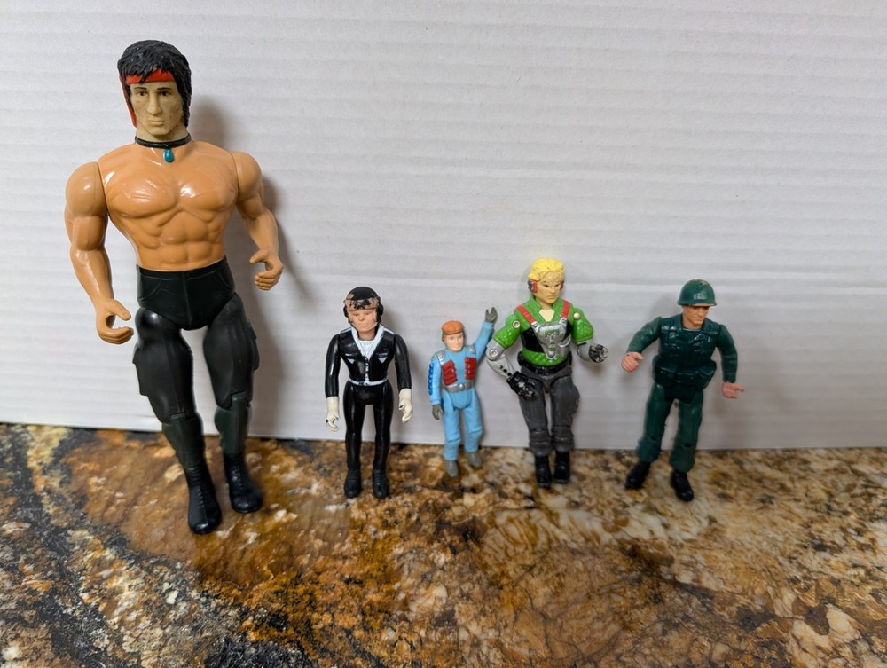 Vintage John Rambo 1985 Forces Of Freedom And Other Vintage Figures