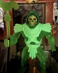 Vintage REPRO Skeletor Armor Set MOTU Masters of the Universe GLOW IN THE DARK