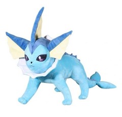 Large Custom Vaporeon Eeveelution Plush Doll 80cm Standing Pose Soft Stuffed Toy