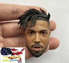 1/6 Erik Killmonger male sculpt Black Panther Hot toys Phicen 12″ figure ❶USA❶