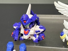 (7) BANDAI 2004 SD Mecha Gashapon Figures / SRW & Evangelion + Inserts!