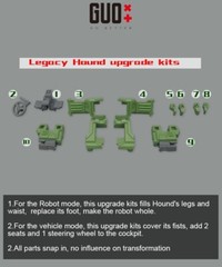 Go better studio GB-1104B upgrade kit for Legacy United Hound, in stock