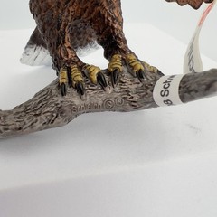 Schleich Bald Eagle Wings Spread On Branch 14780 Wildlife Realistic Bird Animal