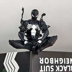 New In Box Mess Toys Symbiote Spider-Man Action Figure Toy With Extra Webbing