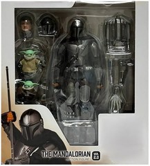 Mafex No. 256 Star Wars The Mandalorian Version 2.0 Din Djarin 6″ Action Figure