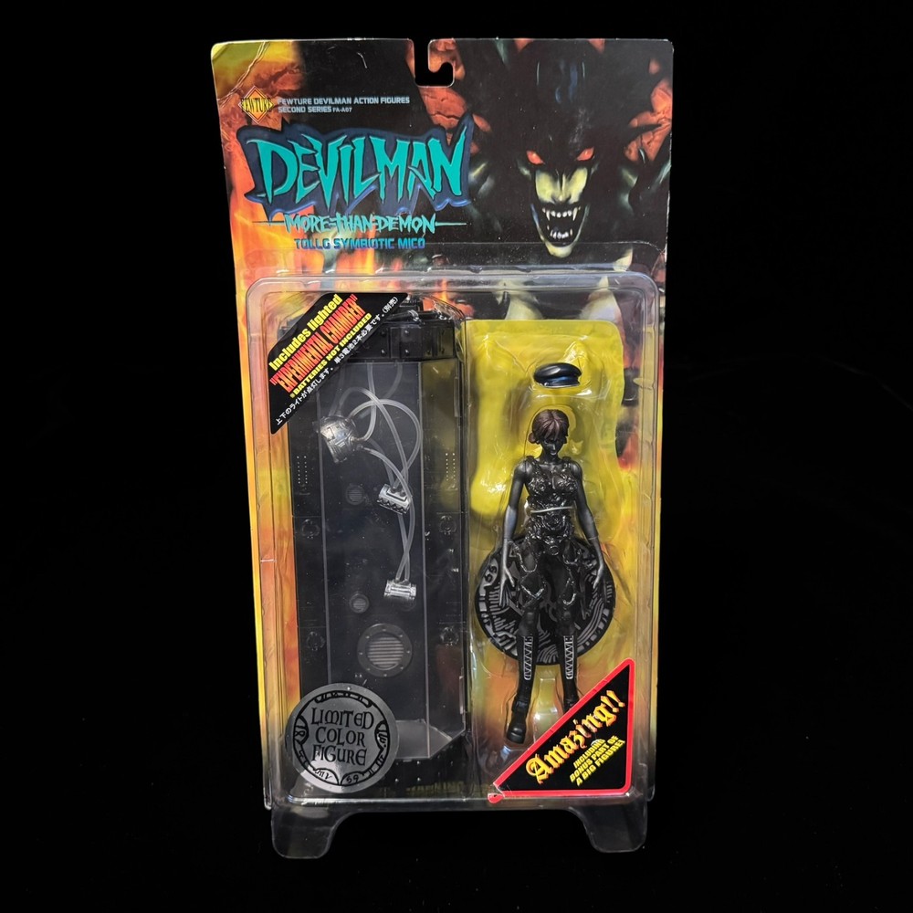 Fewture Devilman Tollg Symbiotic Mico Figure Limited Edition Black New on Card