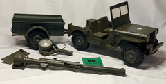 G.I. Joe Action Soldier — Official Jeep Combat Set — Vintage 1964 Hasbro