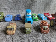 22 Disney Pixar Cars Movie Mixed Character Vehicles – Die cast/Plastic – Toy Car