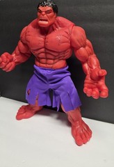 Jumbo Red Hulk vinyl action figure, from Mexican manufacturers 18″