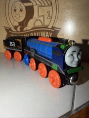 HIRO ! THOMAS FRIENDS TRAIN WOODEN Railway #51 Japanese PATCHWORK VARIANT 2003