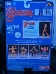 WWE SUPERSTARS LJN HULK HOGAN RETRO ACTION FIGURE BLUE CARD MOC WWF Superstars
