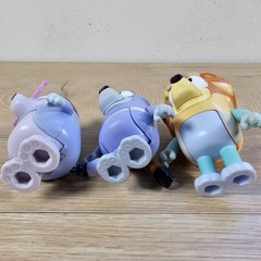 Moose Toys Bluey Lot of 7 Figures Nana Uncle Stripe Rad Muffin Socks Bingo