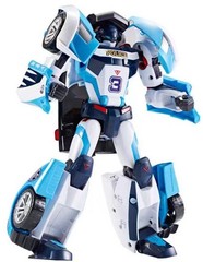 Tobot V Tornado Athlon: Transforming Police Car Robot Action Figure Toy IN BOX