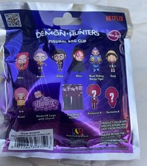 Monogram NETFLIX K-Pop Demon Hunters Figural Bag Clip ZOEY w/ POPCORN EYES New