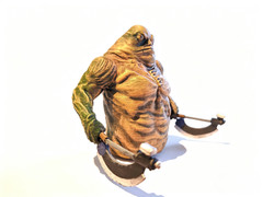 Rotta the Hutt Inspired Figure (The Mandalorian and Grogu) Hand Painted Custom