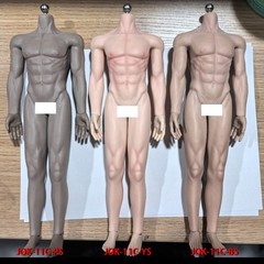 JIAOU DOLL 1/6 Seamless Male Body Doll Male Figure Fit 12″ ForPhicen Hot Toys
