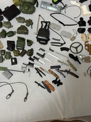 GI Joe Lot With Clothes And Accessories Weapons Ammo Figures