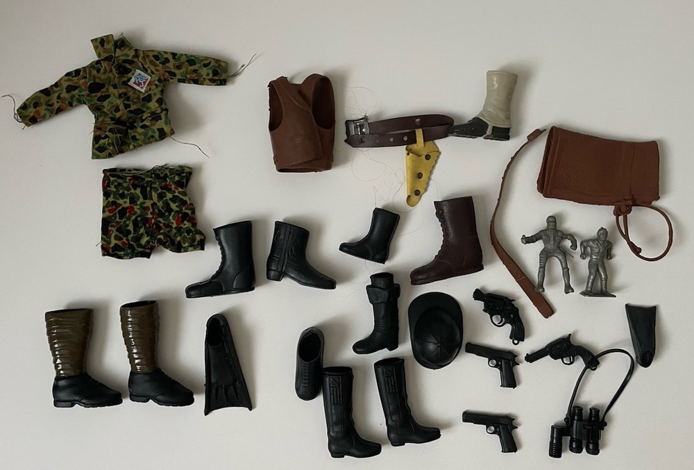 Vintage Action Jack and John Wayne Action Figure Doll Accessories