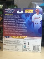 1999 STARTING LINEUP Mark McGwire HOME RUN RECORD BREAKER St. Louis Cardinals