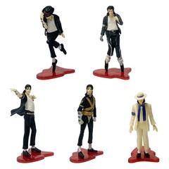 Michael Jackson PVC Action Figure Set 5pcs Collectible Model Toys 11cm Gift