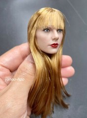 1/6 Female Head Sculpt GC042A for 12” Action Figure PHICEN TBL Doll